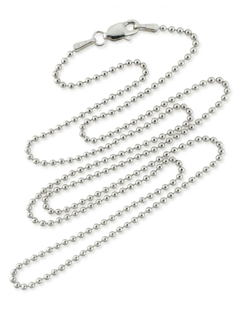 Bead Chain - sterling silver or 14k gold