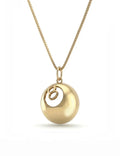 8 Ball Charm Pendant - 14k gold