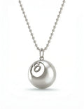 8 Ball Charm Pendant - sterling silver