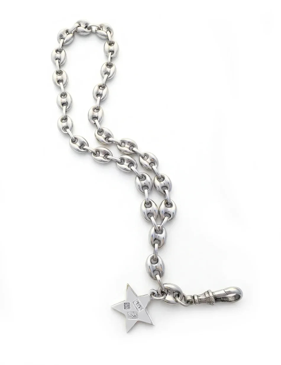 Mariner Chain Phone Wristlet - sterling silver