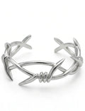 Pam Barbwire Arm Band Cuff - sterling silver