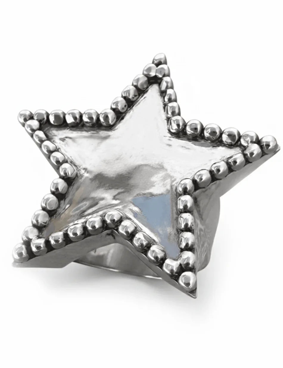 Star Studded Ring - sterling silver or 14k gold