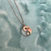 Yin Yang Pendant Necklace - 10k Rose Gold & Quartz