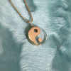 Yin Yang Pendant Necklace- 10k Yellow Gold & Quartz by HONEY DRIP JEWELRY NYC