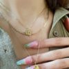 3 Prong Shuriken Ninja Star Charm + Balance Pendant in solid 10k yellow gold by HONEY DRIP JEWELRY NYC